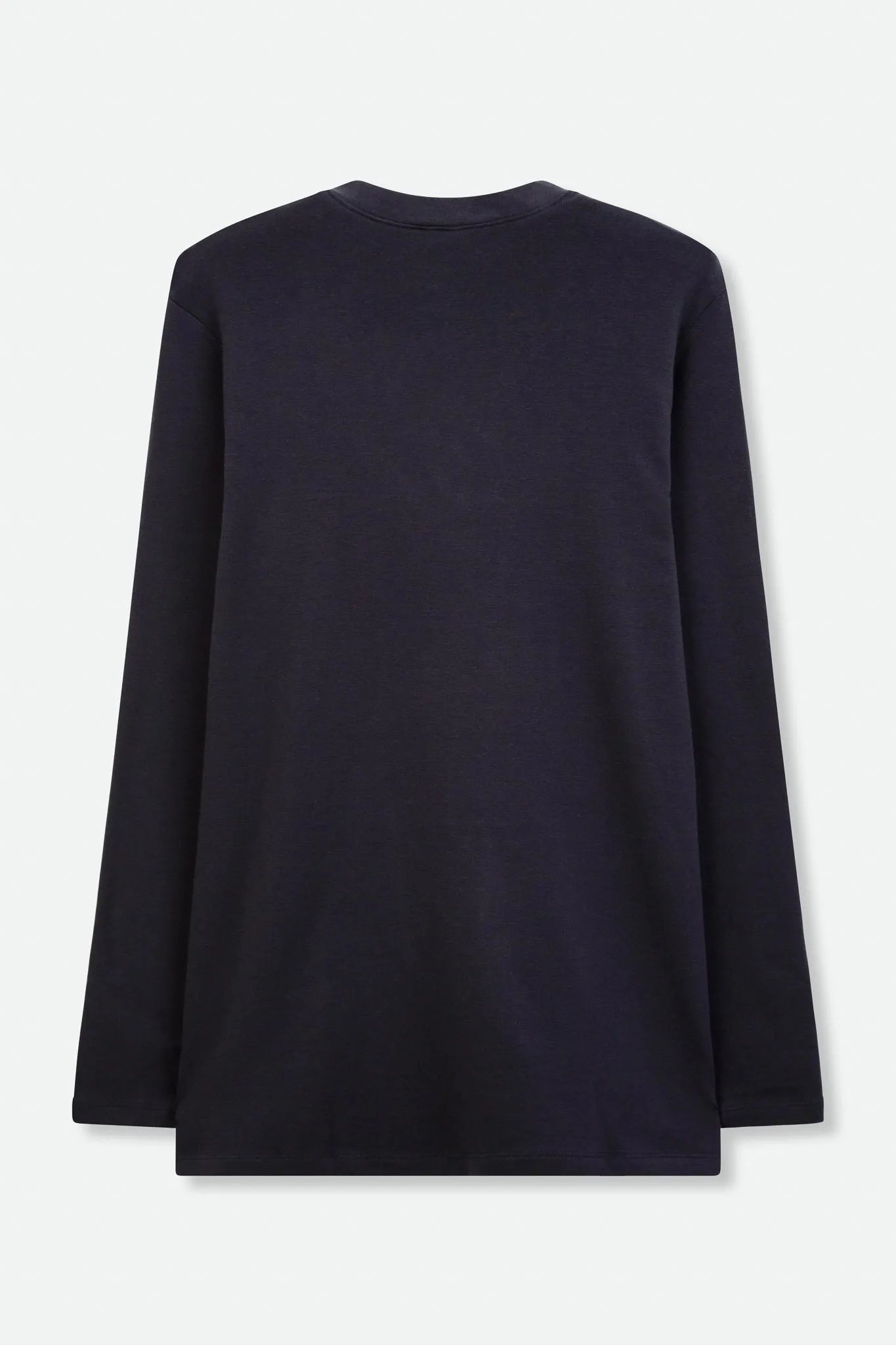 A LINE V NECK LONG SLEEVE IN PIMA COTTON STRETCH inner peace