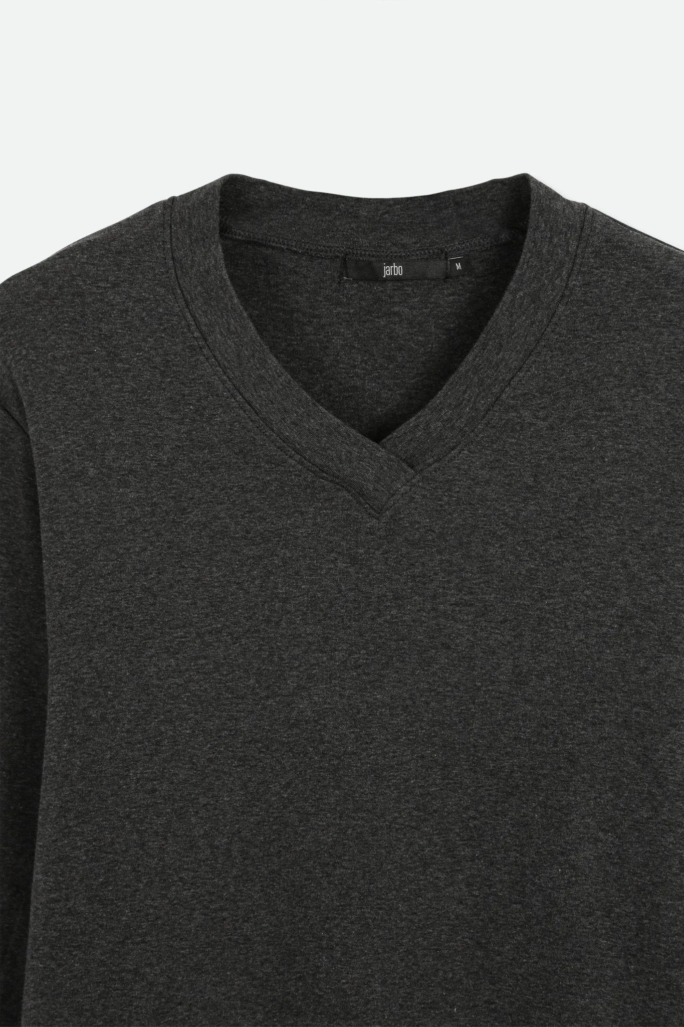 A LINE V NECK LONG SLEEVE TUNIC IN HEATHERED PIMA STRETCH casual act