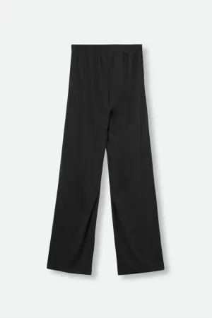 ADDY PIMA COTTON LOUNGE PANT IN BLACK low saturation ADDY PIMA COTTON LOUNGE PANT IN BLACK tactile lead