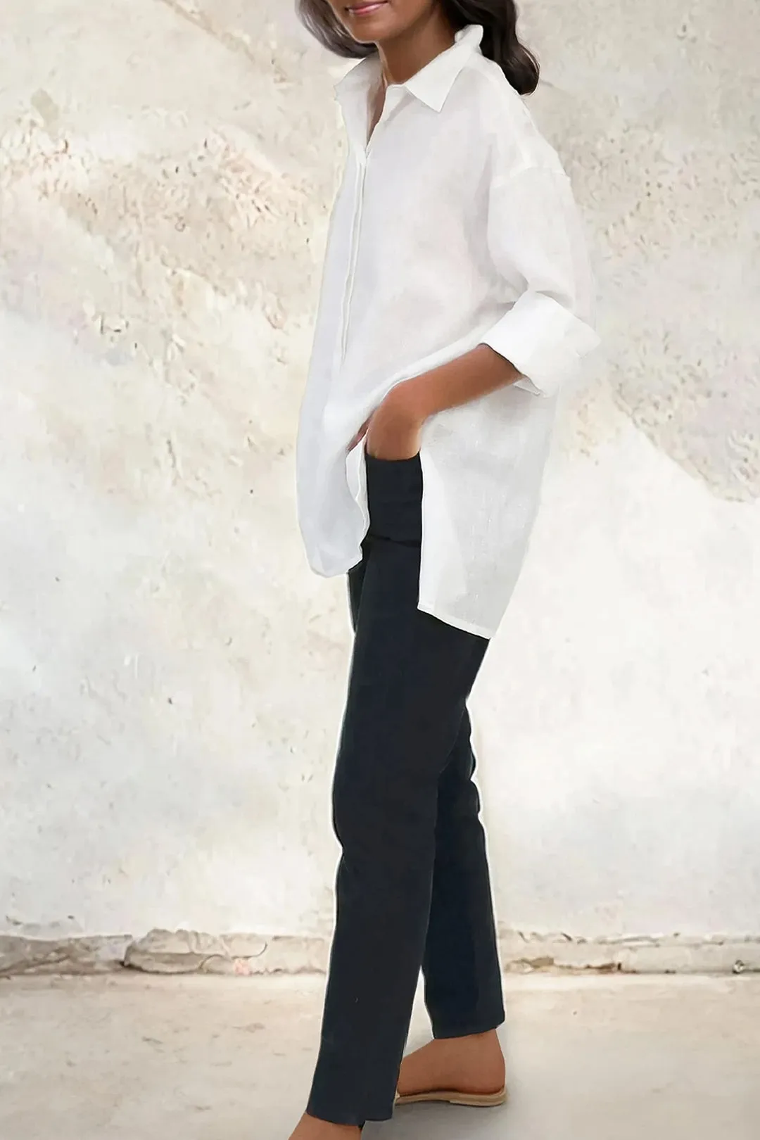 ADRIA SHIRT IN PREMIUM ITALIAN LINEN self-expression