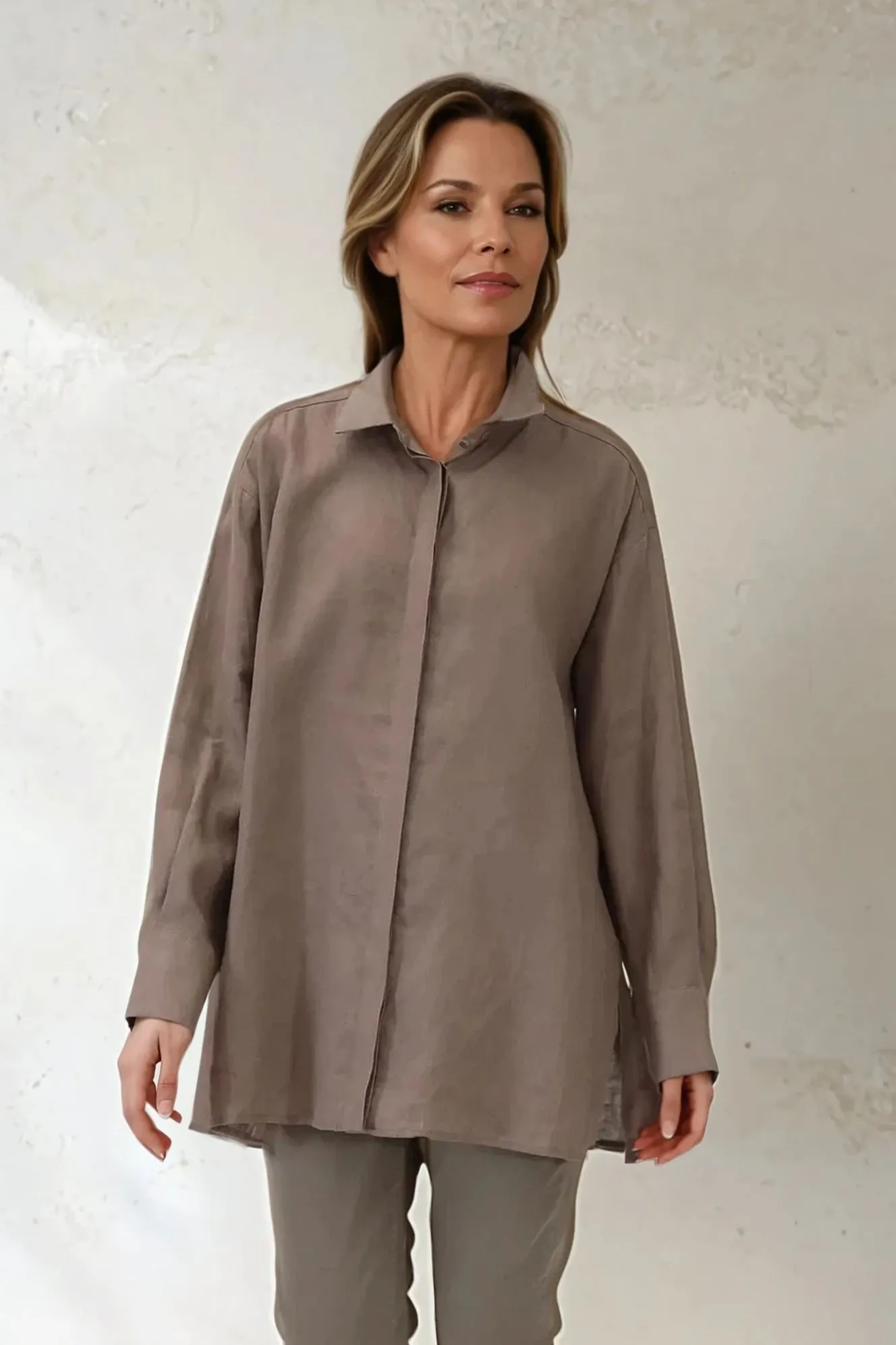 ADRIA SHIRT IN PREMIUM ITALIAN LINEN true feel