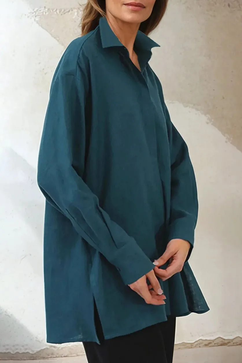 ADRIA SHIRT IN PREMIUM ITALIAN LINEN touch therapy