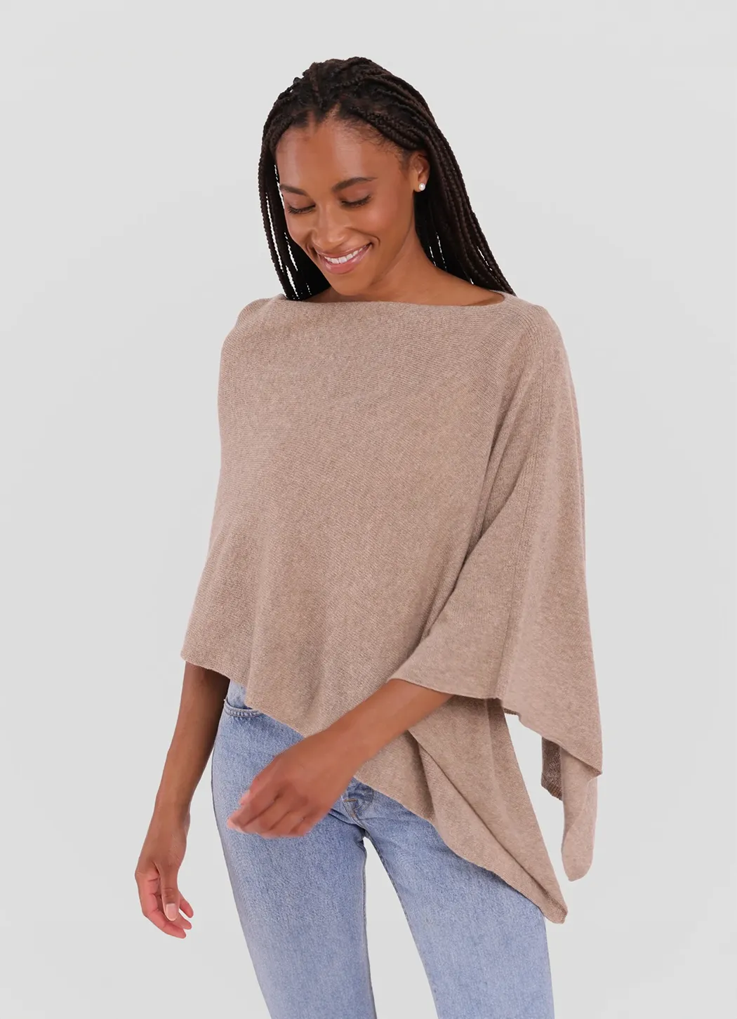 Alashan Cashmere Poncho all season