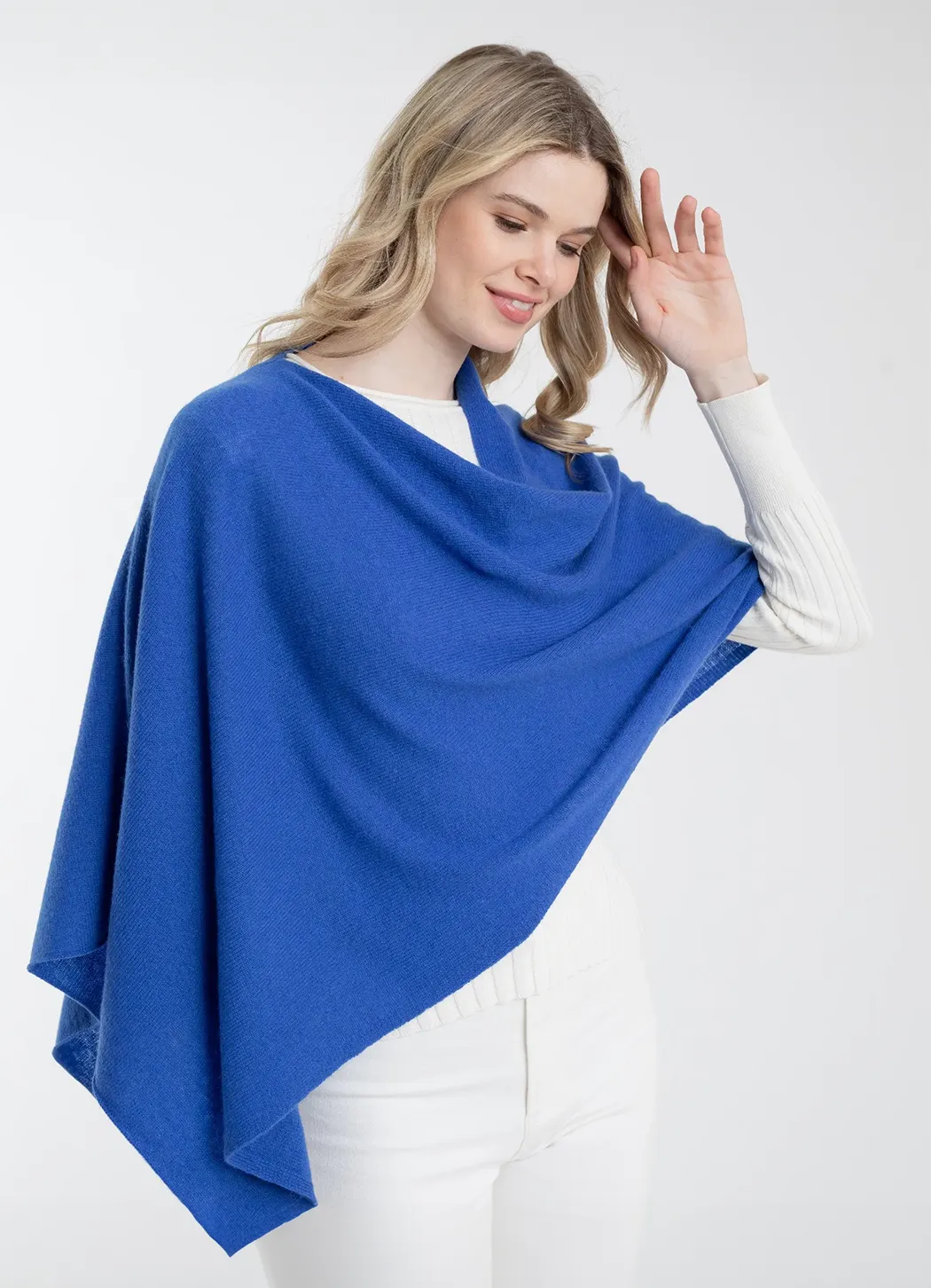 Alashan Cashmere Poncho comfy travel