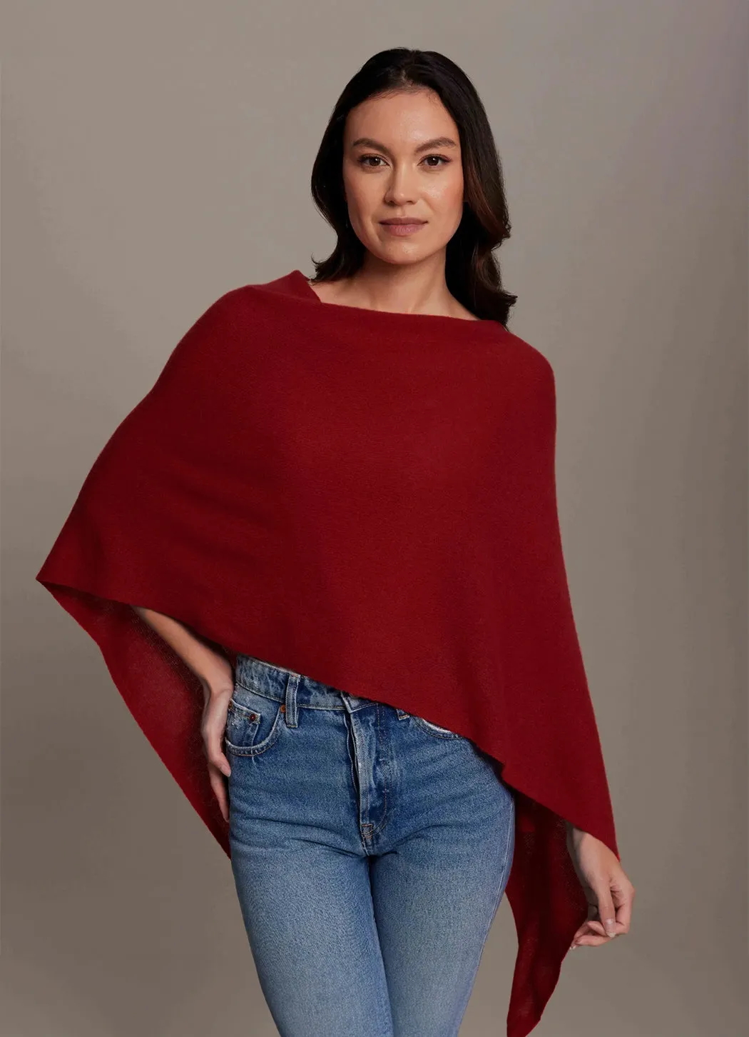 Alashan Cashmere Poncho compact size