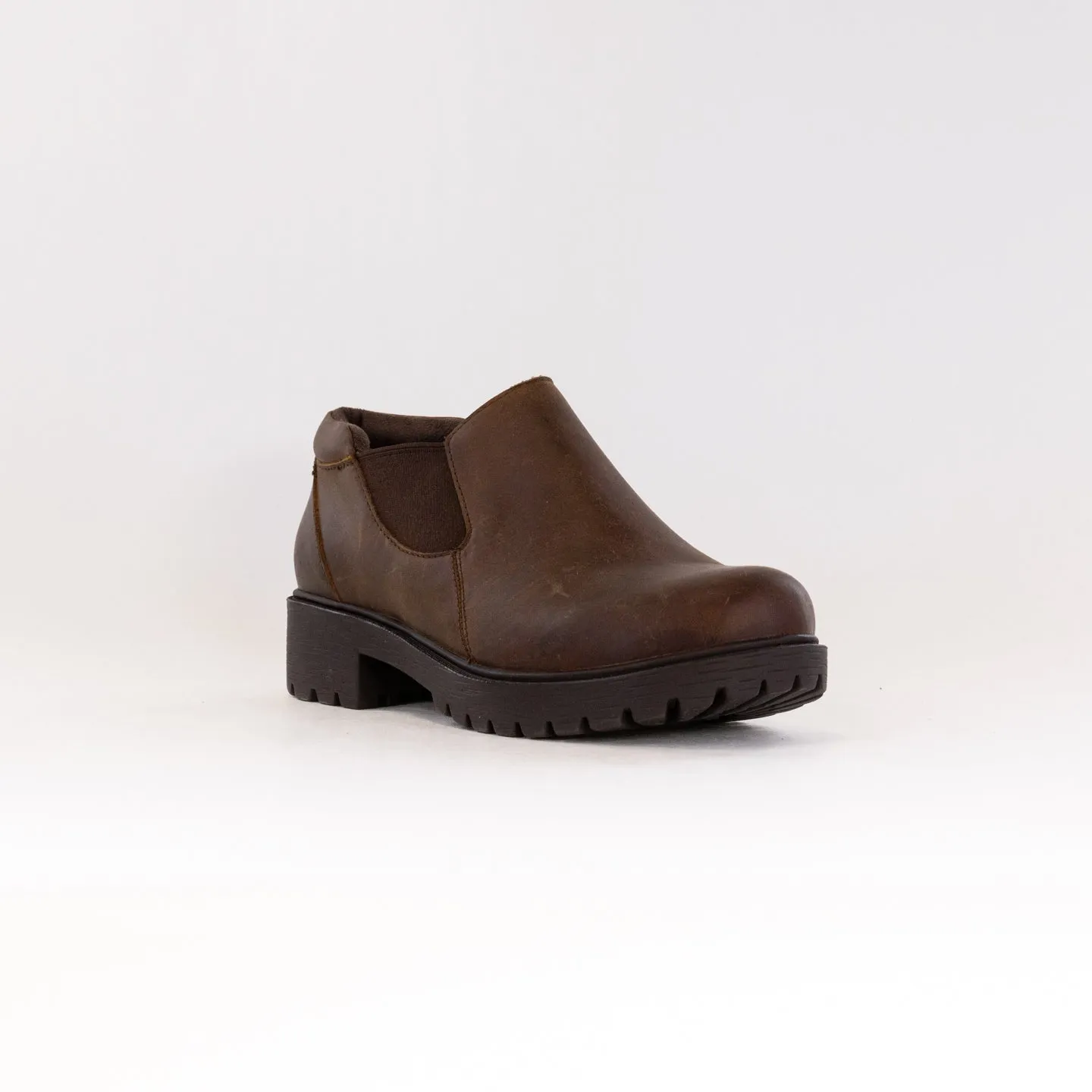 Alegria Ramona (Women's) - Brown Oiled Leather waterproof wear