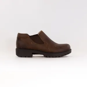 Alegria Ramona (Women's) - Brown Oiled Leather slip-on design Alegria Ramona (Women's) - Brown Oiled Leather wide fit