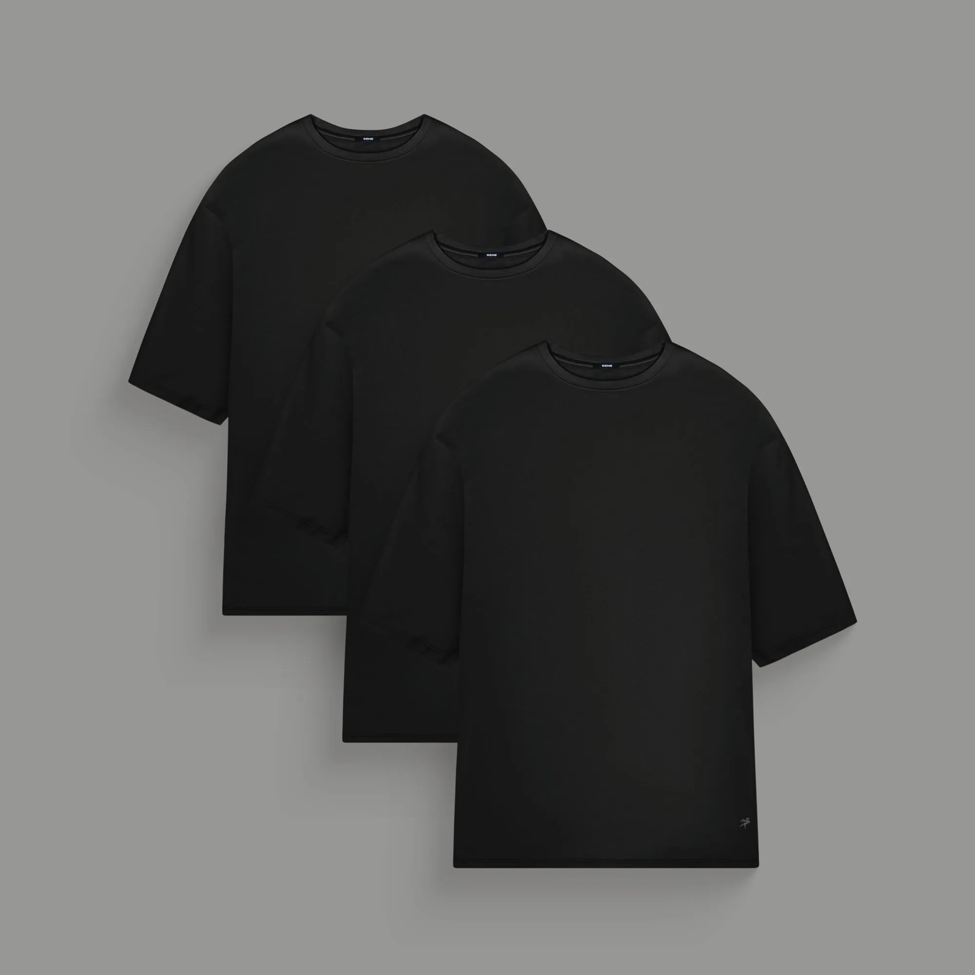 All-Black Heavyweight Crew Drop 3-Pack summer vibe
