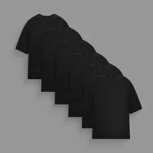 All-Black Heavyweight Drop 6 Pack weekend go-to