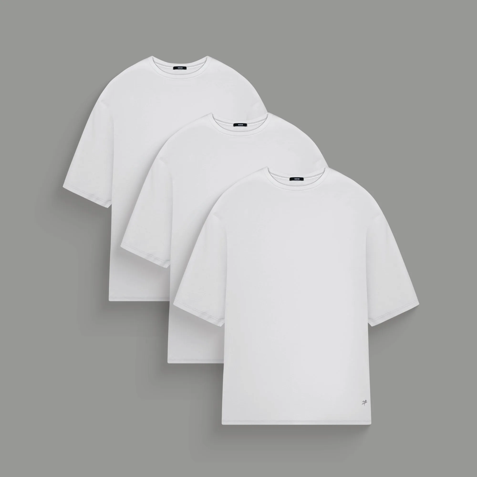 All-White Heavyweight Crew Drop 3-Pack night look