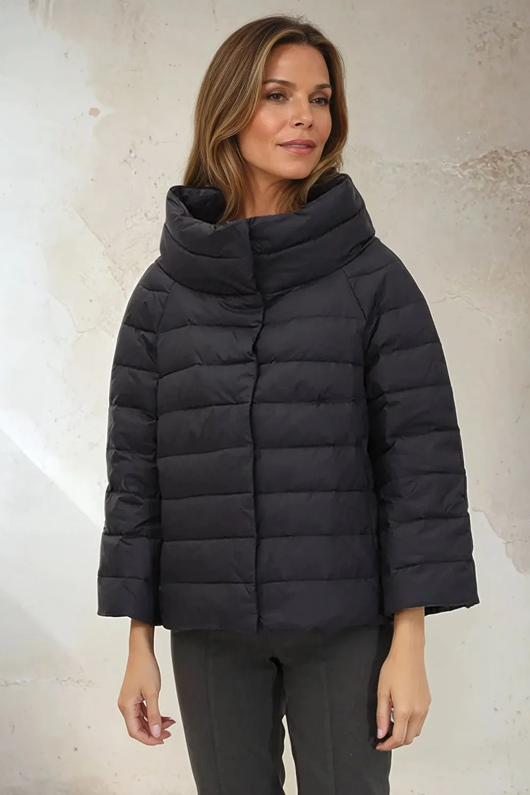 ALTA JACKET IN GOOSE DOWN weekend ride
