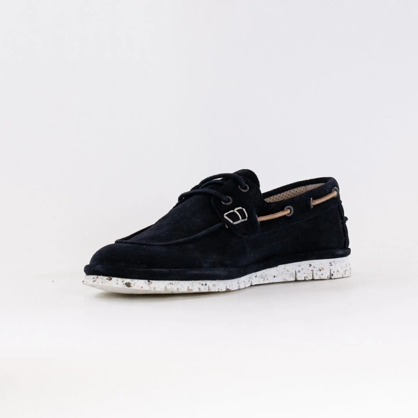 Ambitious Amber Lace Up Shoe (Men's) - Navy cushioned soles