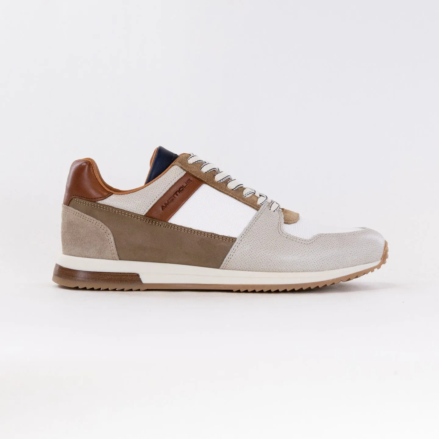 Ambitious Slow Line Sneaker (Men's) - Leather/Textile Grey/Camel snow traction
