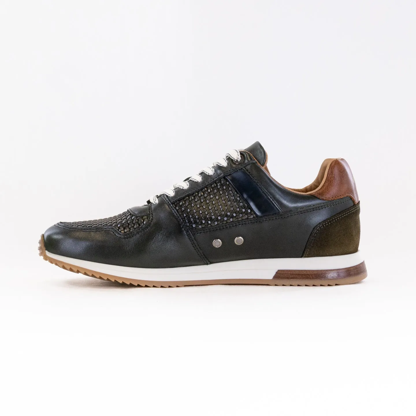 Ambitious Slow Premium Sneaker (Men's) - Khaki Leather full flex