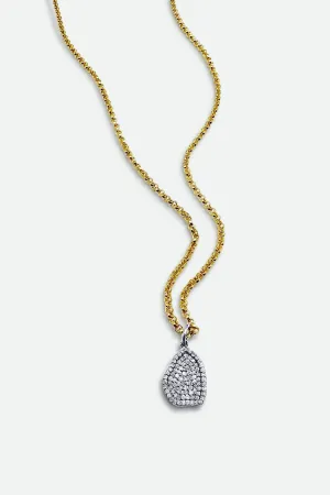 ANDY DIAMOND SHAPE CHARM NECKLACE rich tone ANDY DIAMOND SHAPE CHARM NECKLACE inner glow