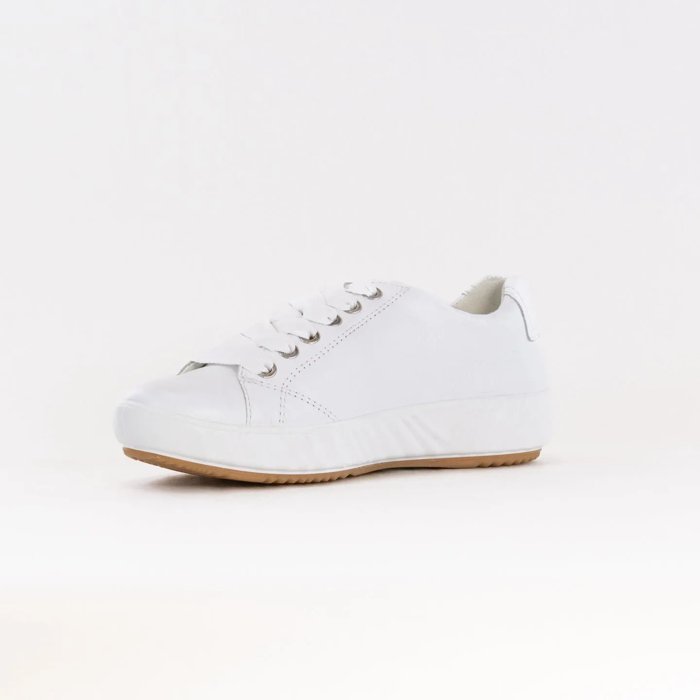Ara Alexandria Lace Up Sneaker (Women's) - White Leather long run