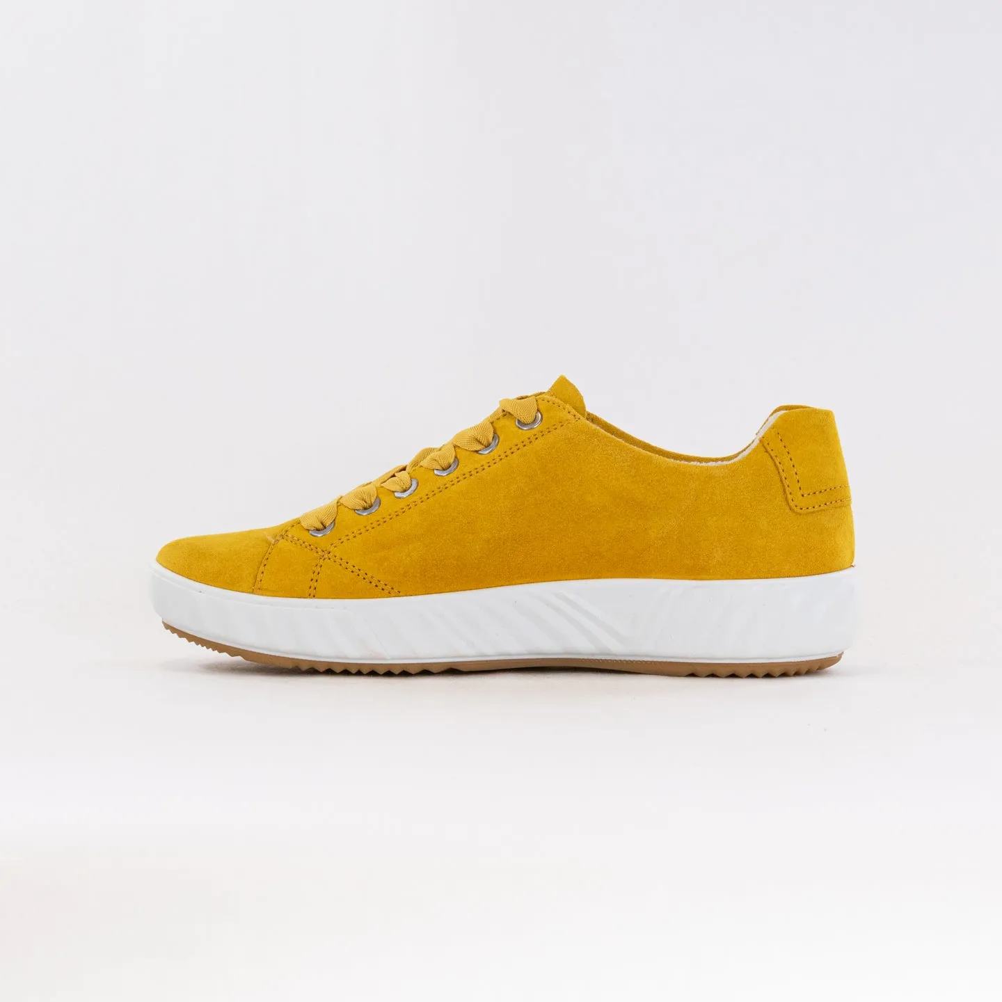 Ara Alexandria Lace Up Sneaker (Women's) - Yellow Suede eco path