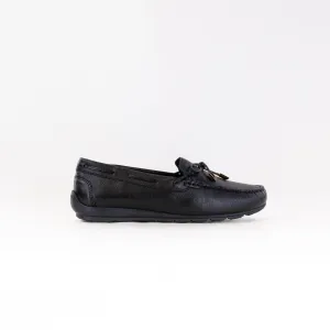 Ara Amarillo Driving Moc (Women's) - Black Leather offroad use Ara Amarillo Driving Moc (Women's) - Black Leather trail lover