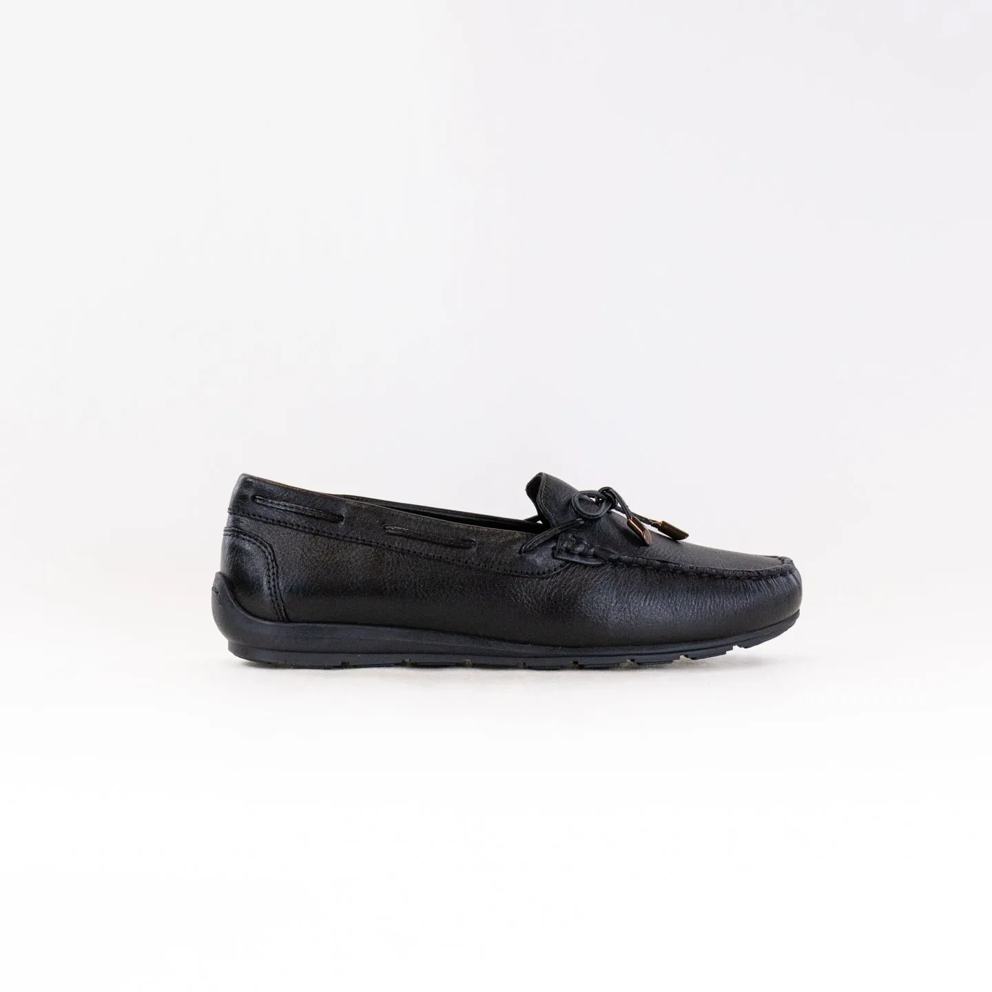 Ara Amarillo Driving Moc (Women's) - Black Leather trail lover