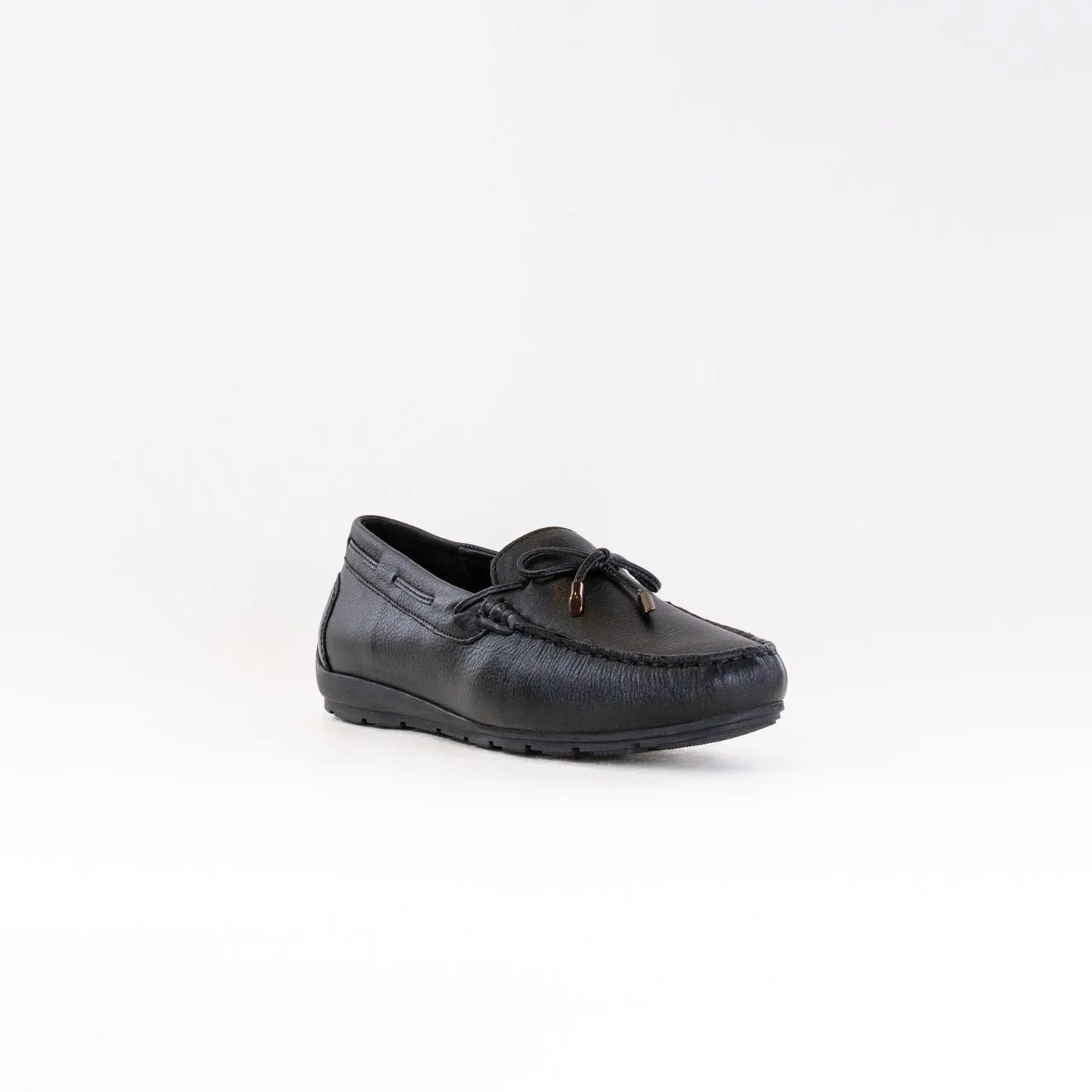Ara Amarillo Driving Moc (Women's) - Black Leather all weather