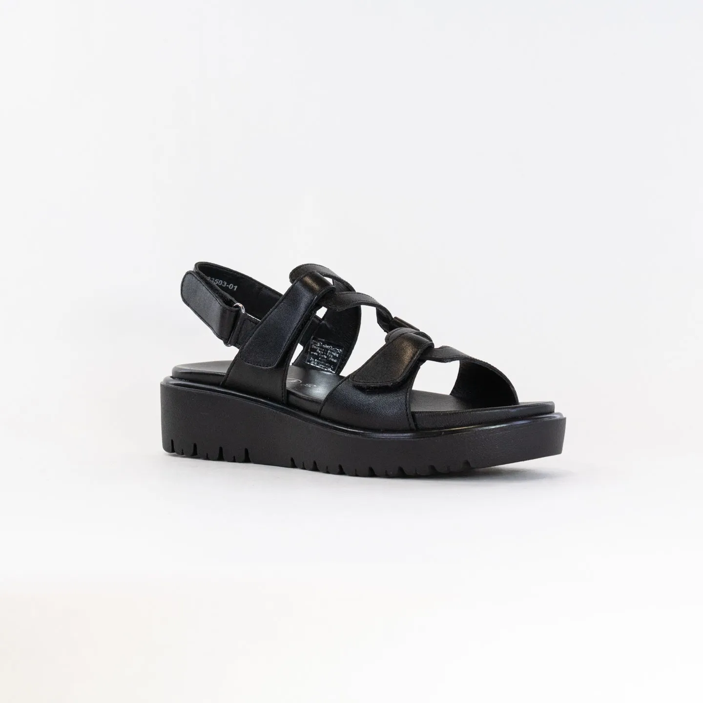 Ara Bayview Sandal (Women's) - Black Free Ground