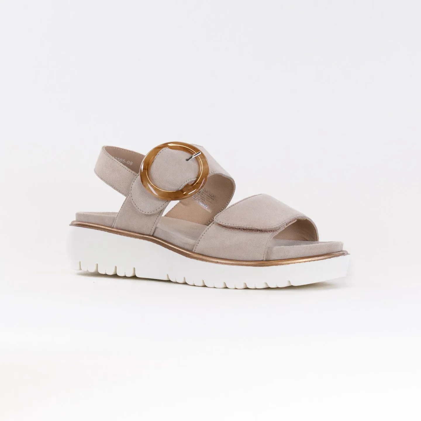 Ara Bridgeport Sandal (Women's) - Sand Kid Suede Foot Joy