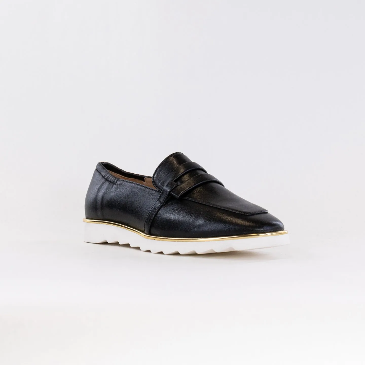Ara Laura Loafer (Women's) - Black Leather orthopedic friendly