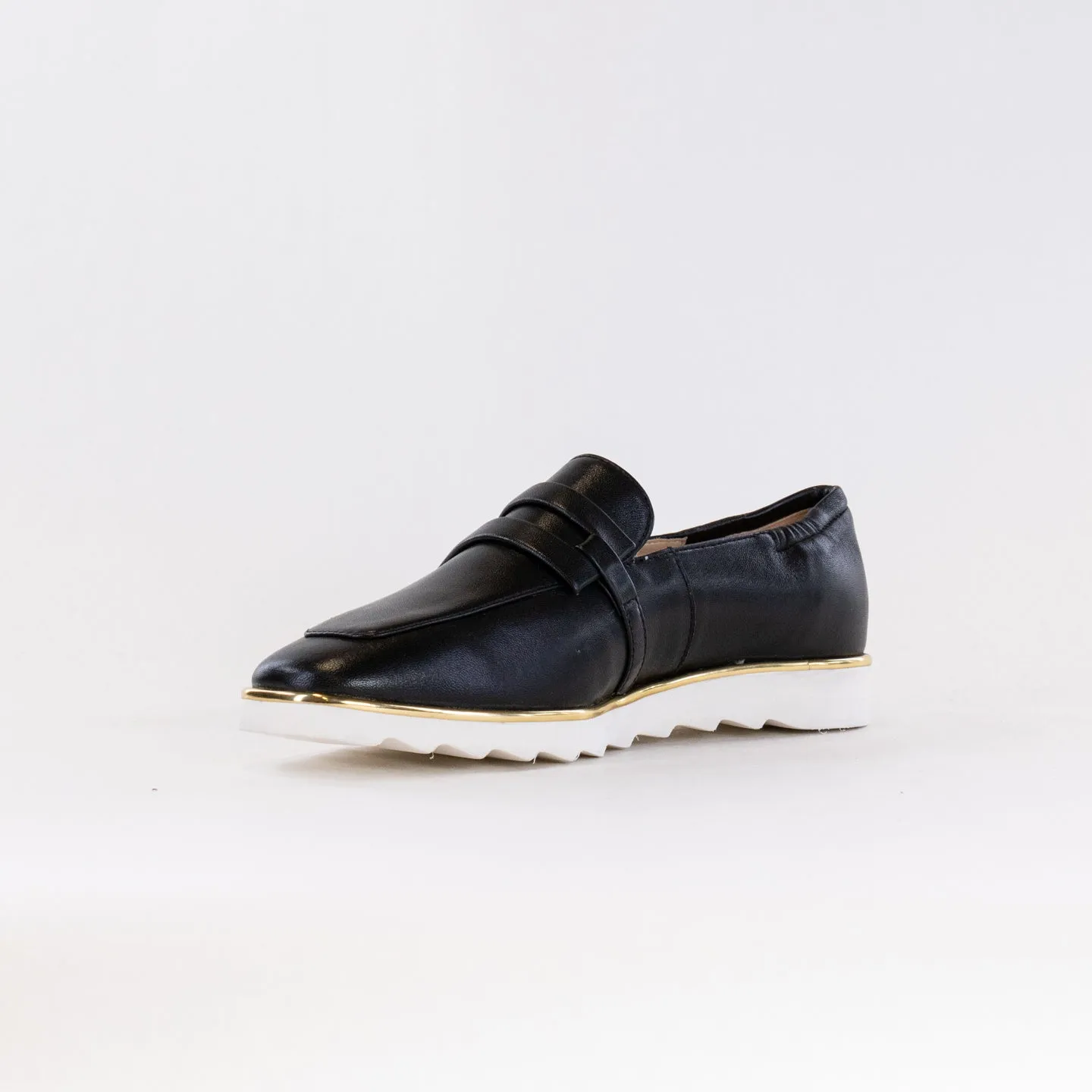 Ara Laura Loafer (Women's) - Black Leather cross-cultural