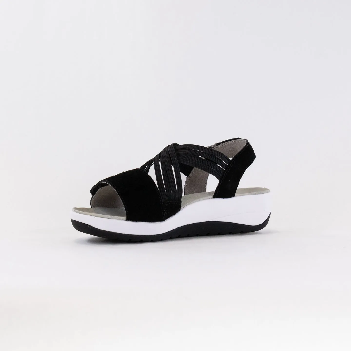 Ara Niles Adjustable Platform (Women's) -Schwarz Skin Comfort