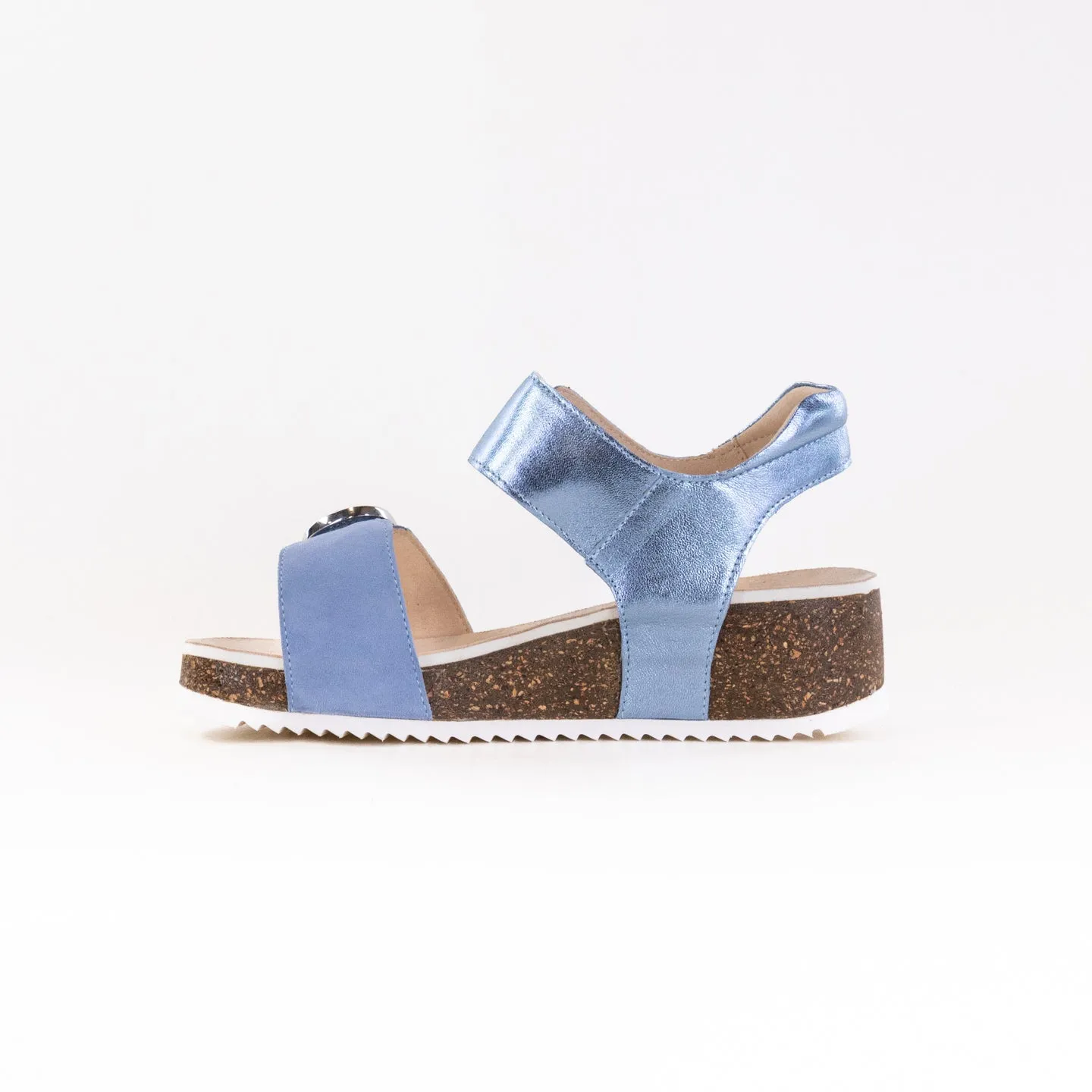 ARA Norderney (Women's) - Azure Blue Suede Airport Look