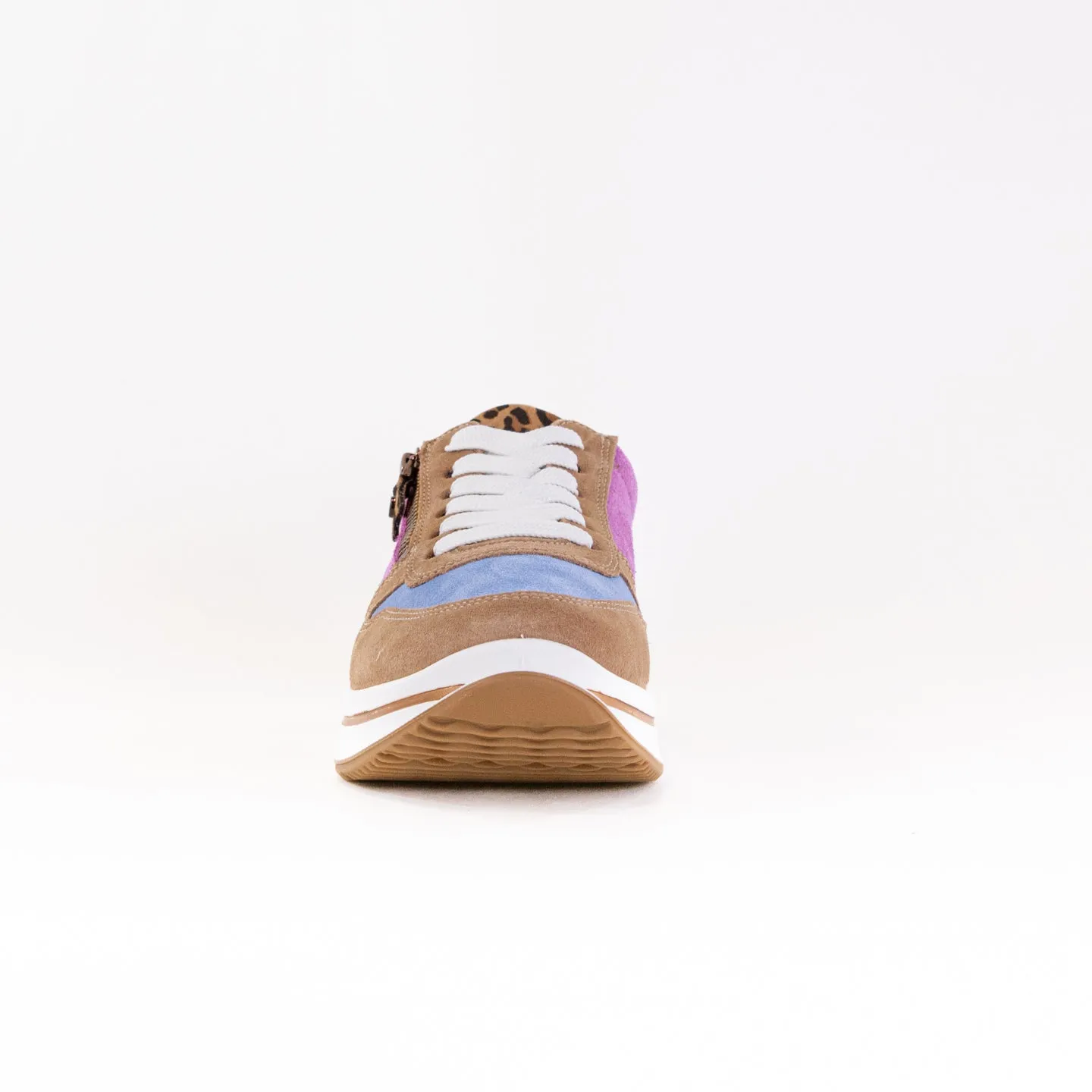 Ara Oleanna (Women's) - Brown/Pink/Leopard stone shield