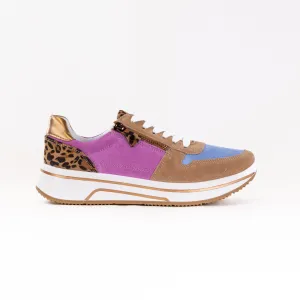Ara Oleanna (Women's) - Brown/Pink/Leopard soft ground Ara Oleanna (Women's) - Brown/Pink/Leopard slope friendly