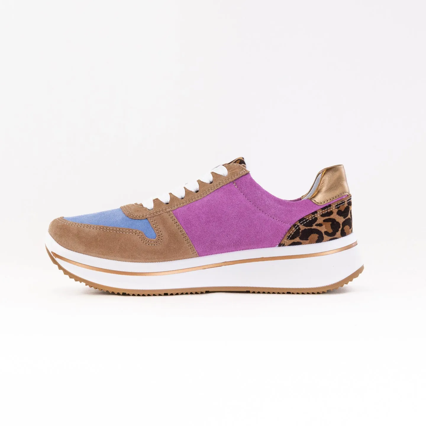 Ara Oleanna (Women's) - Brown/Pink/Leopard secure grip