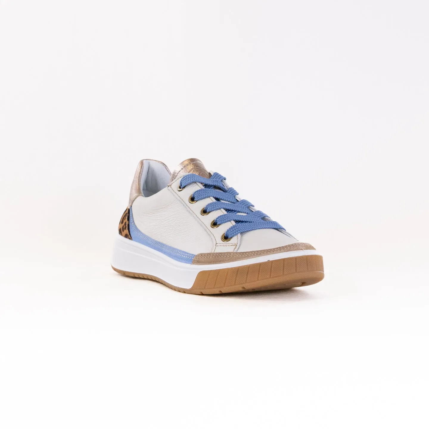 ARA Rio Rom 2.0 (Women's) - Cream/Blue/Leopard heat block