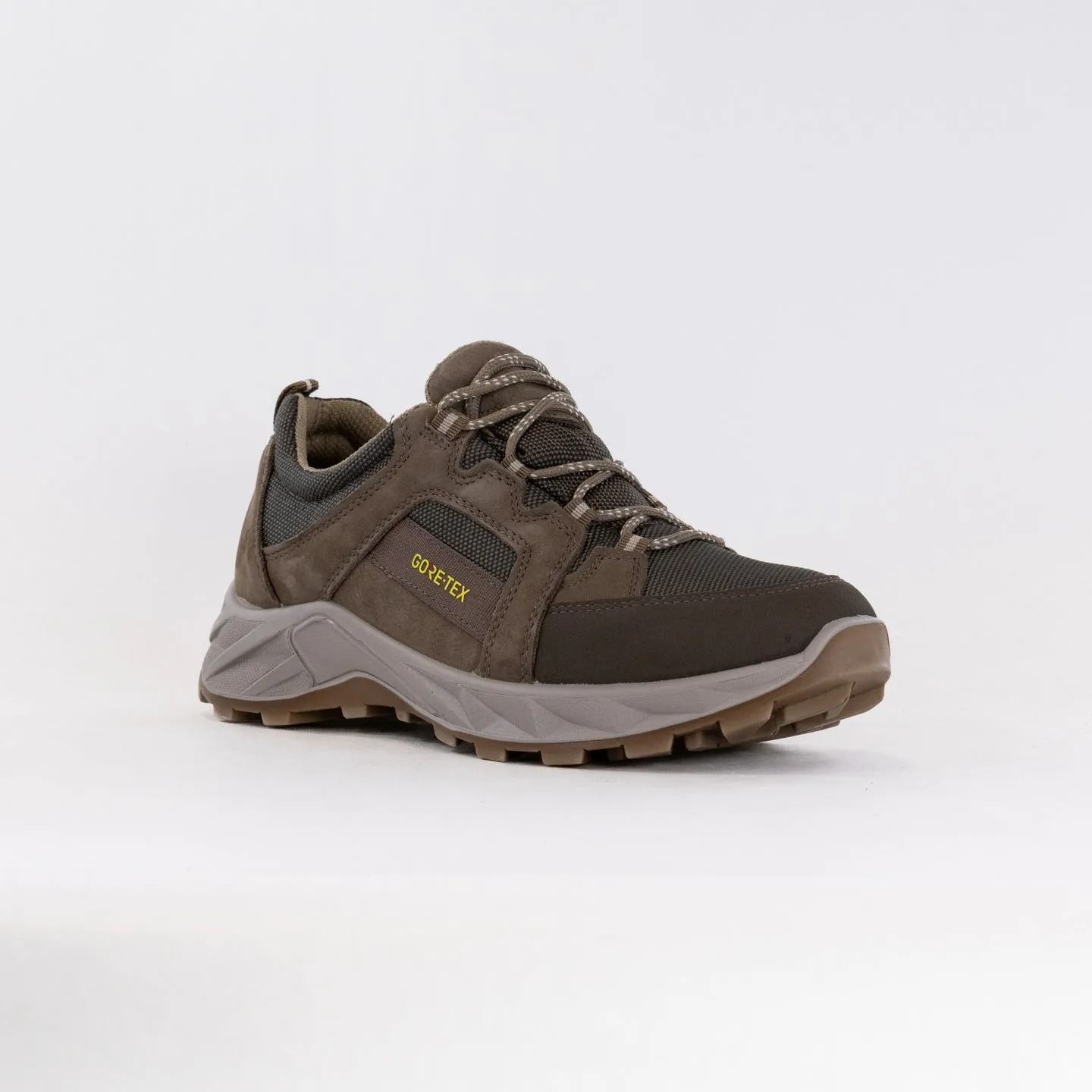 Ara Sting Gore-Tex Lace Up Sneaker (Men's) - Beige/Grey climate fit