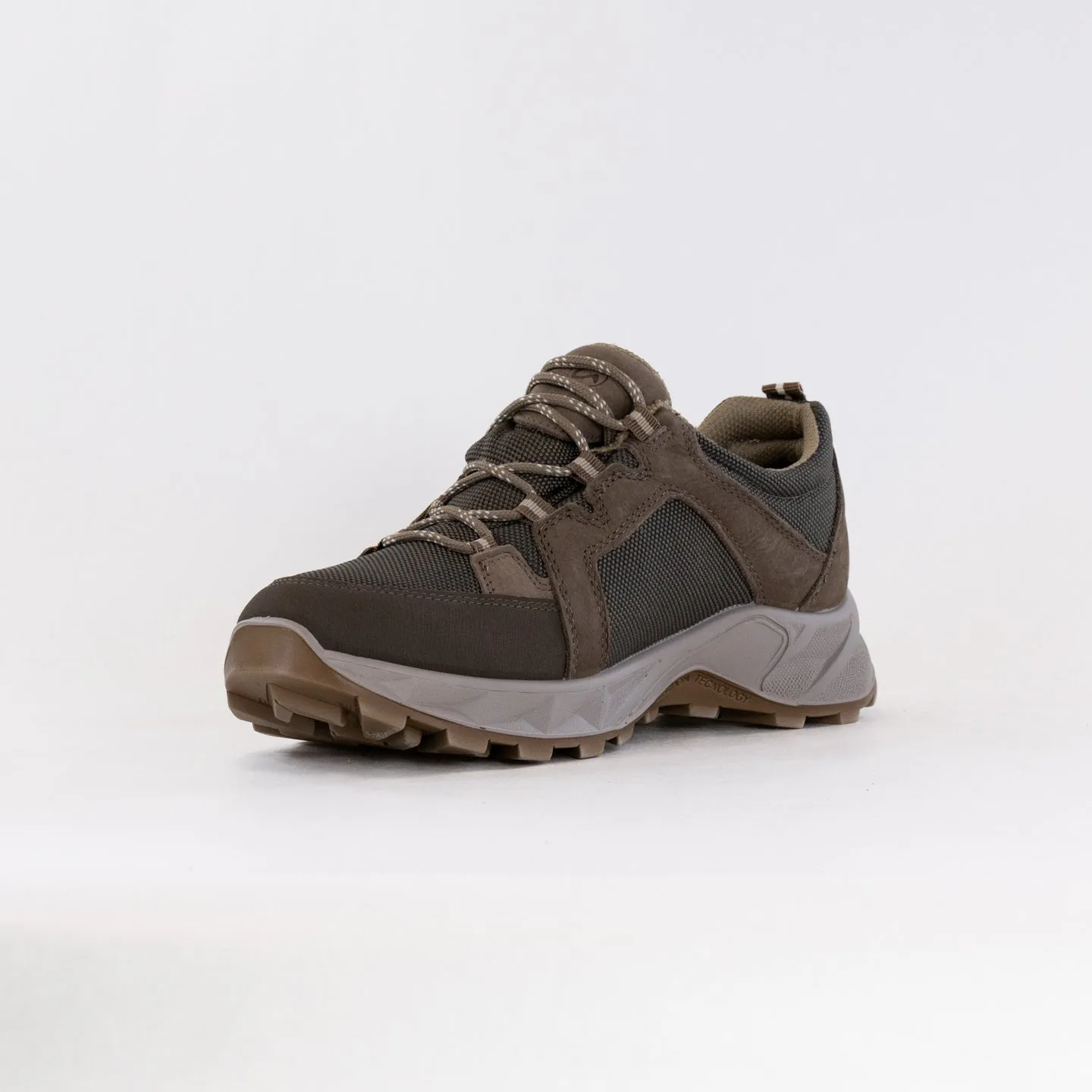Ara Sting Gore-Tex Lace Up Sneaker (Men's) - Beige/Grey shock absorb