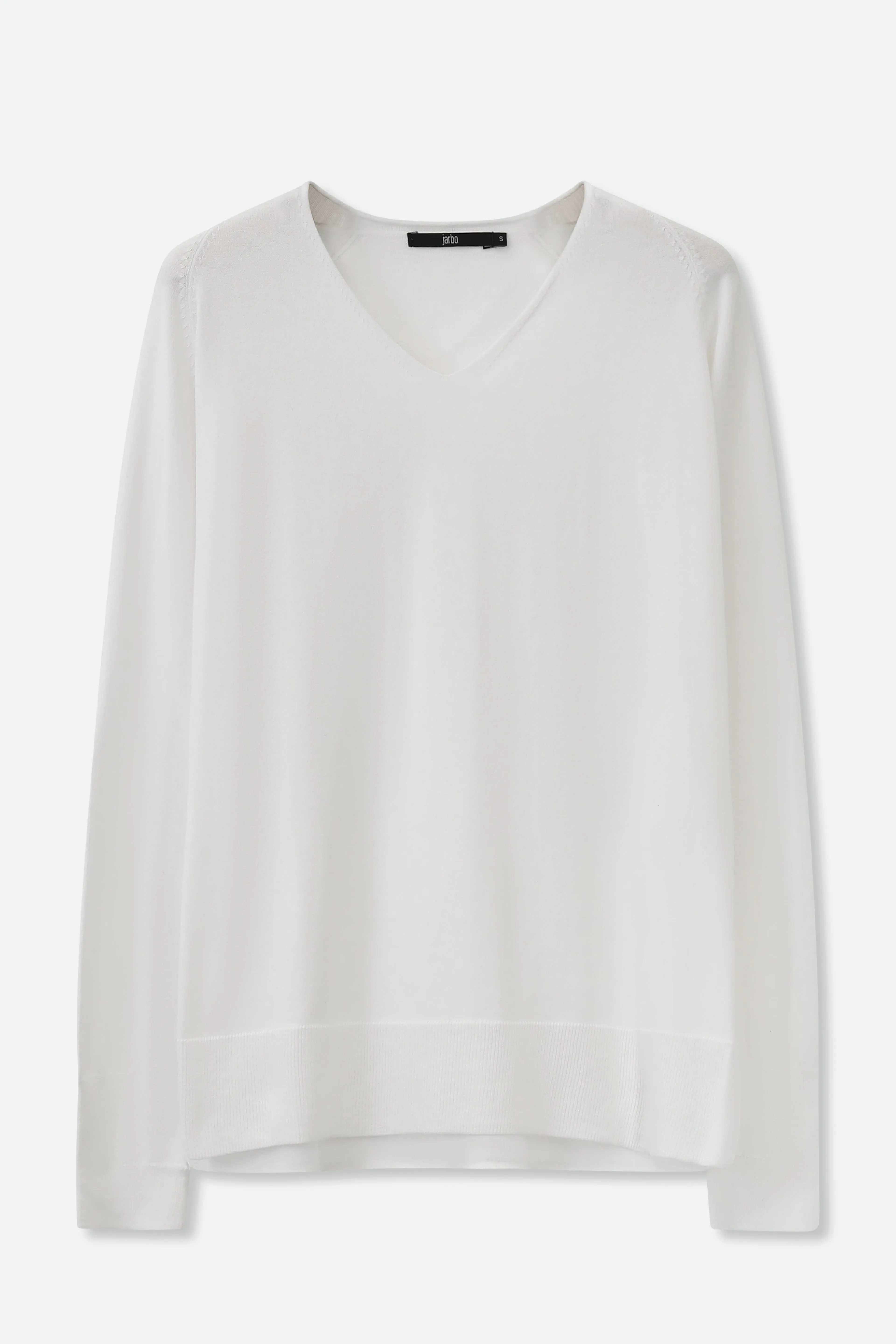 AVERY V NECK TUNIC IN DOUBLE KNIT PIMA COTTON gender free
