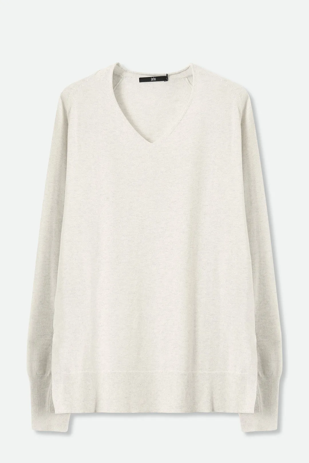 AVERY V NECK TUNIC IN DOUBLE KNIT PIMA COTTON city mood