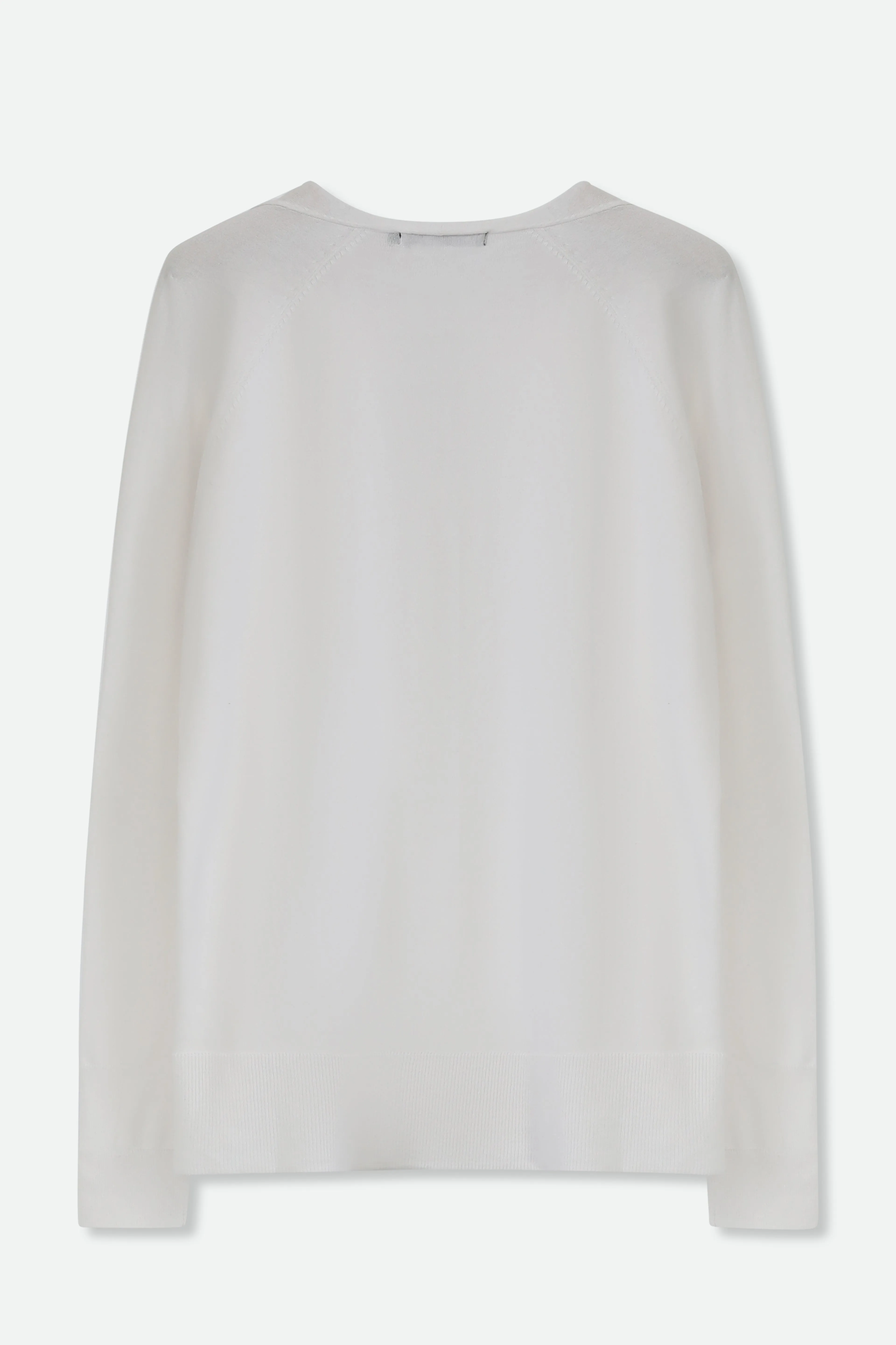 AVERY V NECK TUNIC IN DOUBLE KNIT PIMA COTTON air breeze