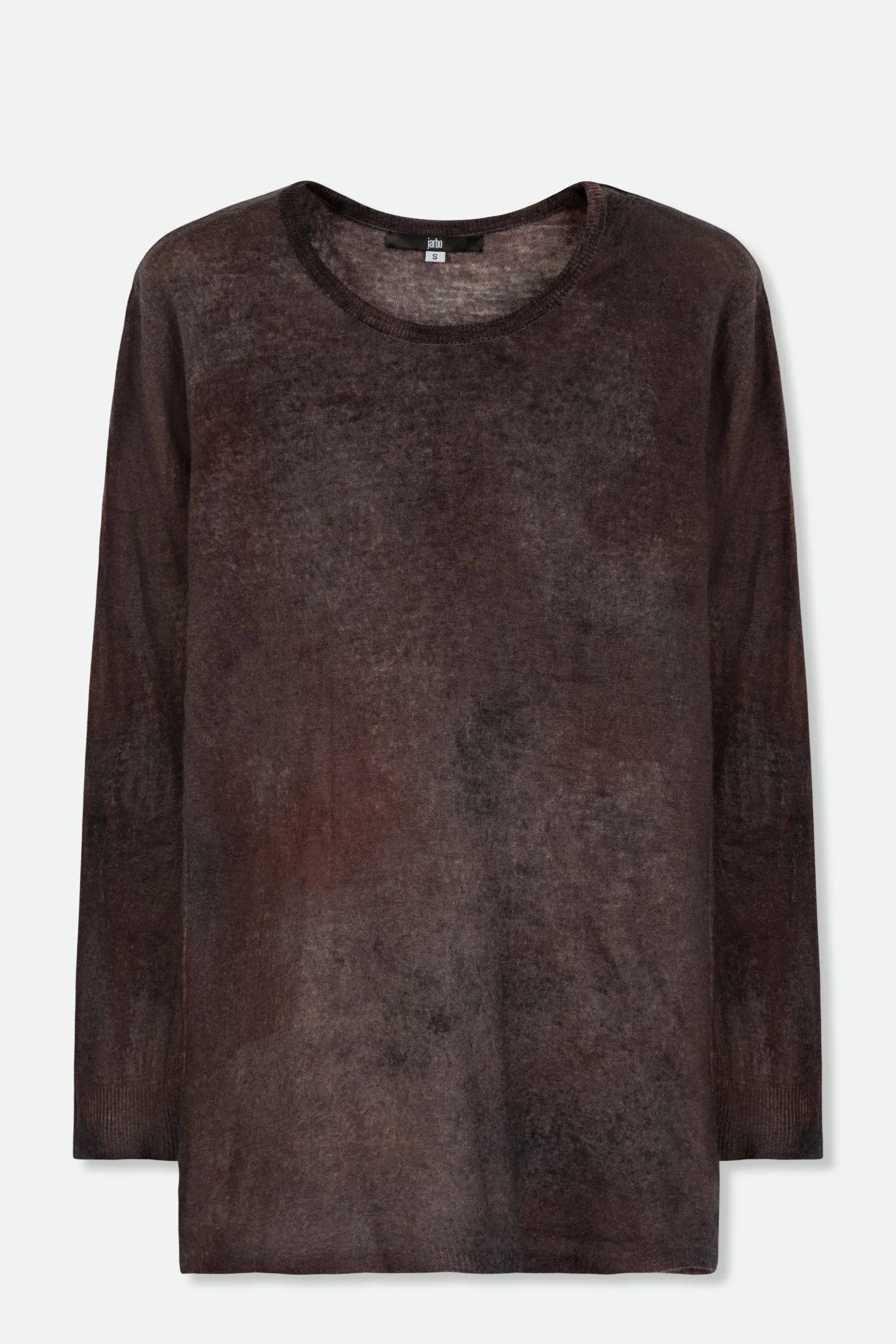 BASILE CREW IN HAND-DYED LIGHTWEIGHT CASHMERE artisan made