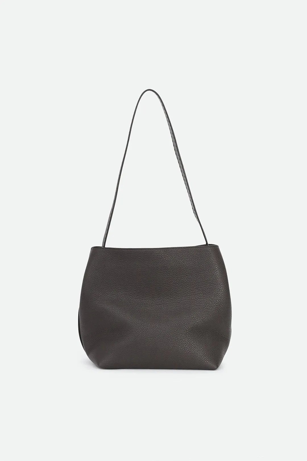 BEAU BAG IN ITALIAN CALFSKIN MOCHA DARK BROWN stay bold