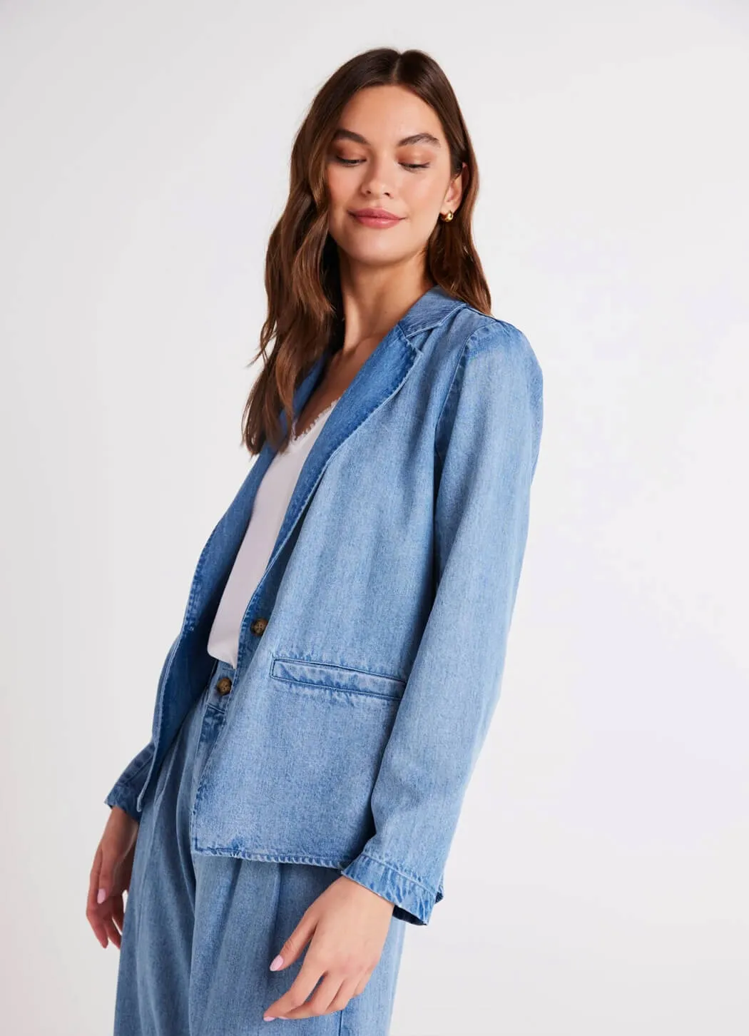 Bella Dahl Jagger Easy Longline Blazer urban lift