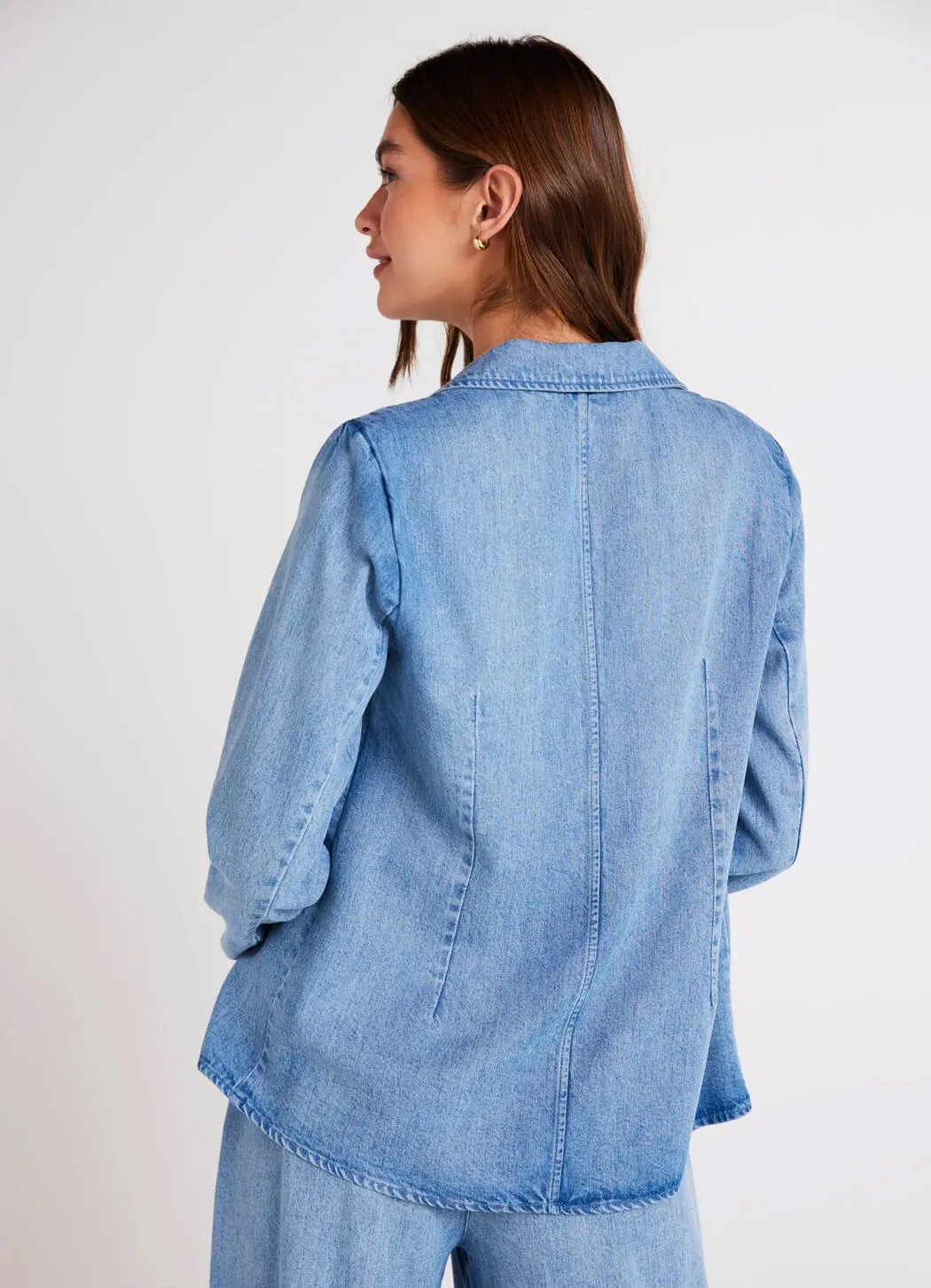 Bella Dahl Jagger Easy Longline Blazer neat layers