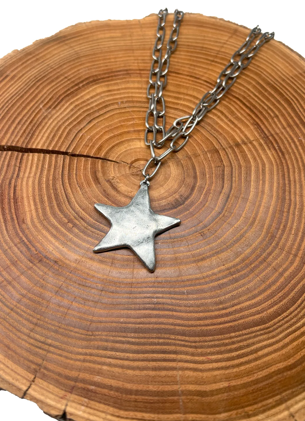 Belle Via Jewelry Double Chain Star Necklace luxury touch