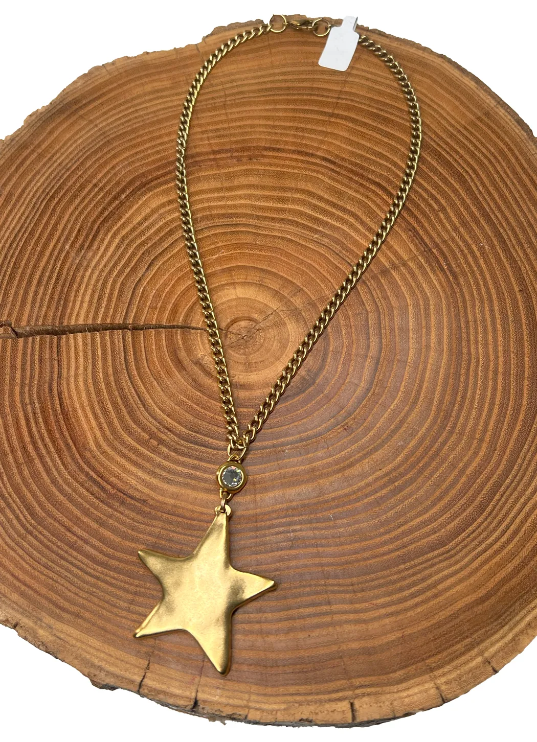 Belle Via Jewelry Hammered Star Necklace dream vibe