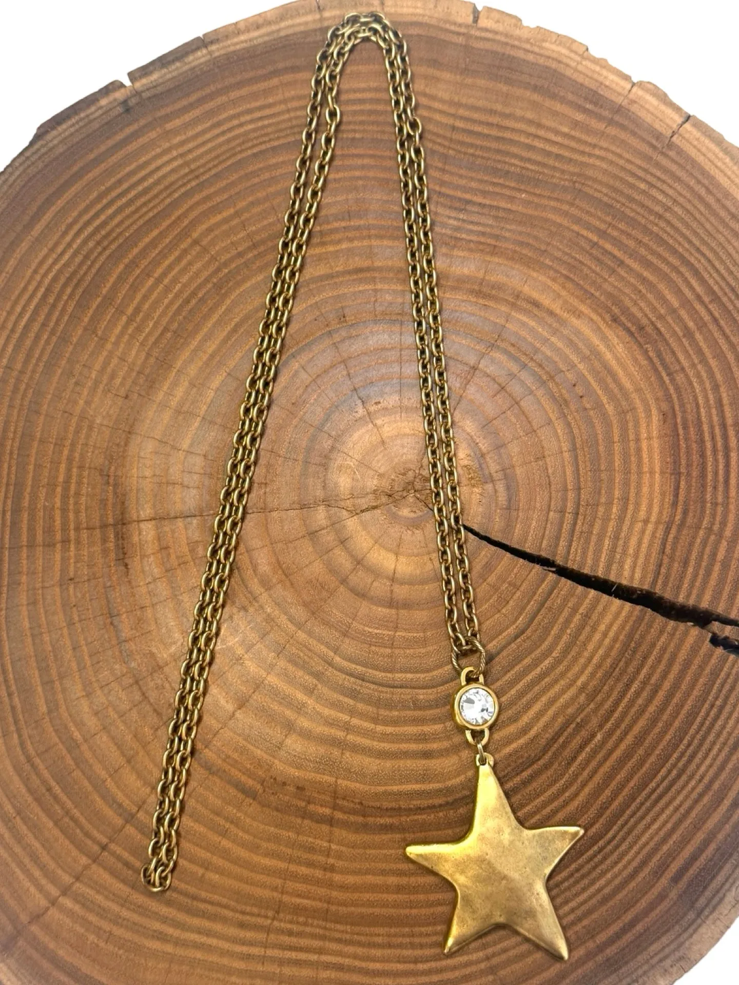 Belle Via Jewelry Hammered Star Necklace spiritual tool