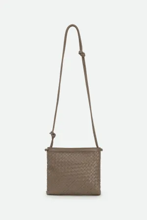 BELLIZZI BAG IN WOVEN ITALIAN LEATHER TAUPE free form BELLIZZI BAG IN WOVEN ITALIAN LEATHER TAUPE comfort plus