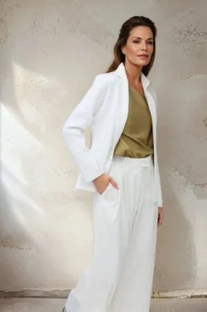 BELLUNO BLAZER IN ITALIAN COTTON solo moment BELLUNO BLAZER IN ITALIAN COTTON open flow