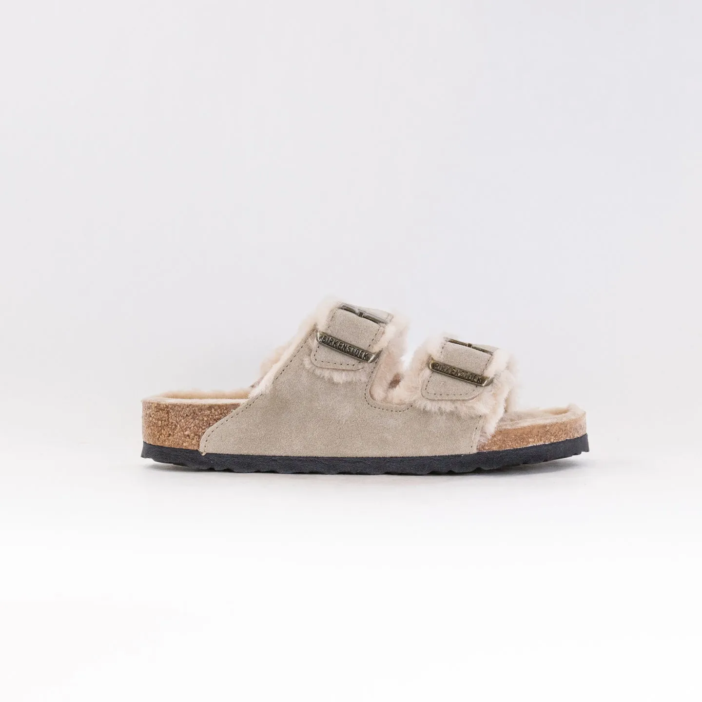 Birkenstock Arizona Shearling (Unisex) - Taupe/Sandcastle Foot Freedom