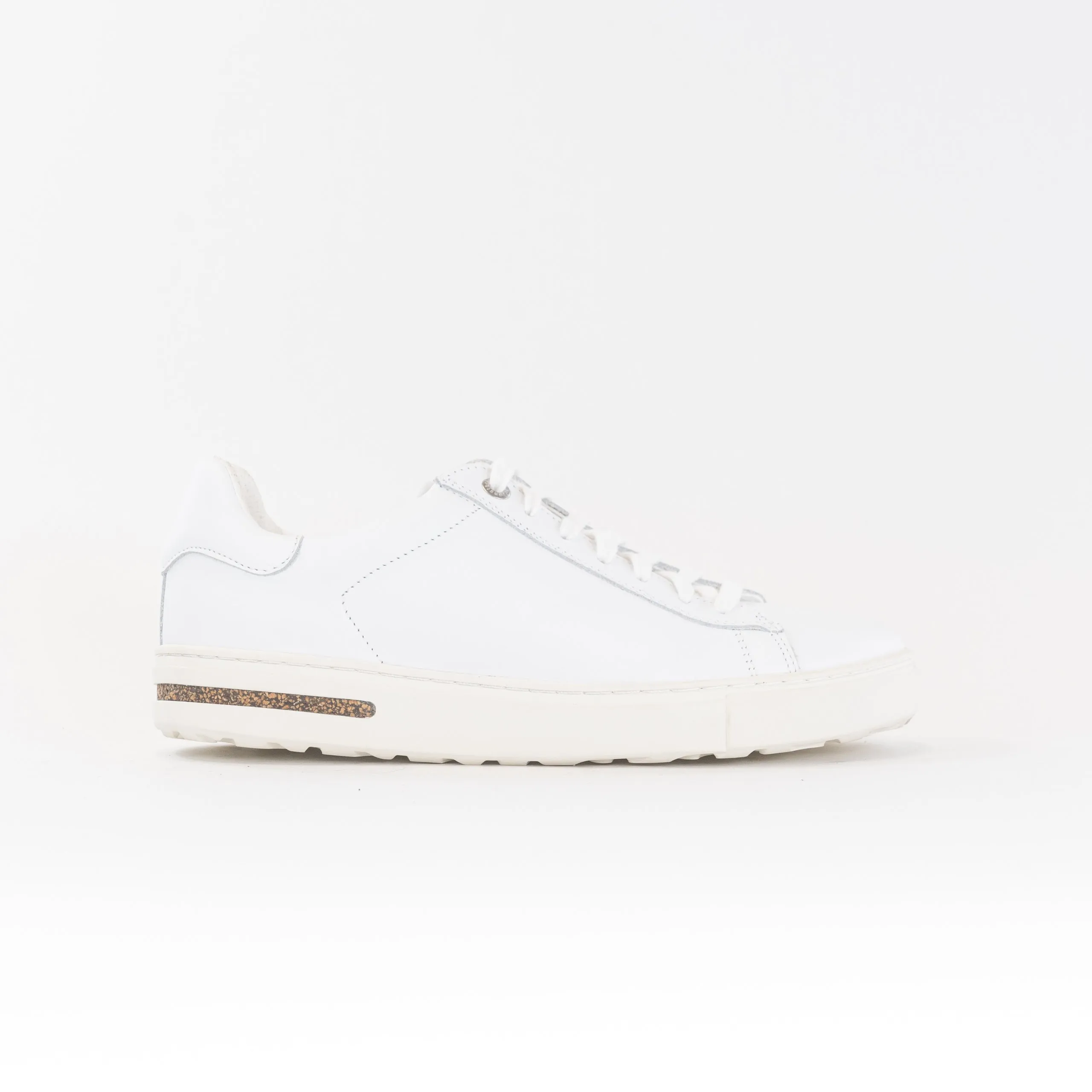 Birkenstock Bend Low Leather Narrow (Women's) - White smooth landings